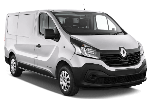 Vue latérale du fourgon RENAULT TRAFIC III - 2014 – modèle utilitaire aménageable